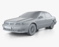 Nissan Cefiro 2004 3D 모델  clay render