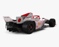 Nissan Formula E 2024 3D模型 后视图