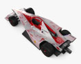 Nissan Formula E 2024 3D模型 顶视图