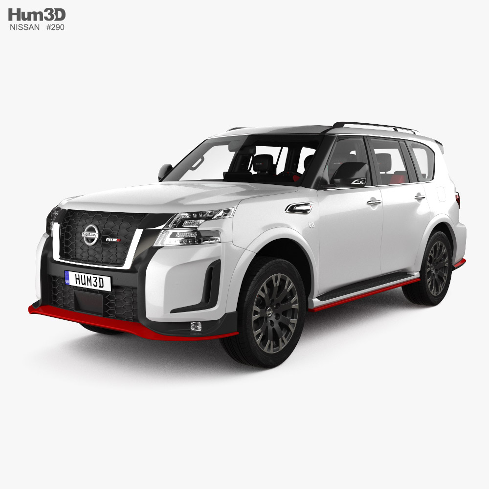 Nissan Patrol Nismo with HQ interior 2024 3D model