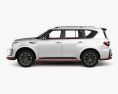 Nissan Patrol Nismo с детальным интерьером 2024 3D модель side view