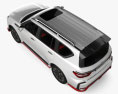 Nissan Patrol Nismo mit Innenraum 2024 3D-Modell Draufsicht