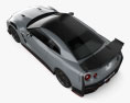 Nissan GT-R Nismo 2024 Modello 3D vista dall'alto