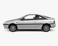 Nissan NX Coupe 1993 3D 모델  side view
