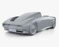 Nissan Max Out 2024 3D 모델  clay render