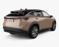 Nissan Ariya US-spec 2024 3D模型 后视图
