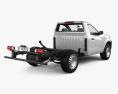 Nissan NP300 Single Cab Chassis 2024 3D 모델  back view