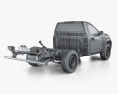 Nissan NP300 Single Cab Chassis 2024 3D 모델 