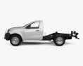 Nissan NP300 Cabina Simple Chassis 2024 Modelo 3D vista lateral