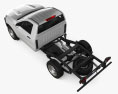 Nissan NP300 Cabina Simple Chassis 2024 Modelo 3D vista superior