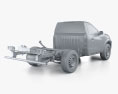 Nissan NP300 Cabine Única Chassis 2024 Modelo 3d