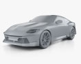 Nissan Z Nismo 2024 3D-Modell clay render
