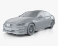 Nissan Skyline Nismo 2023 3D 모델  clay render