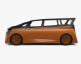 Nissan Hyper Tourer 2024 3D-Modell Seitenansicht