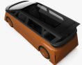 Nissan Hyper Tourer 2024 Modello 3D vista dall'alto
