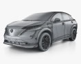 Nissan Ariya Nismo 2024 3d model wire render