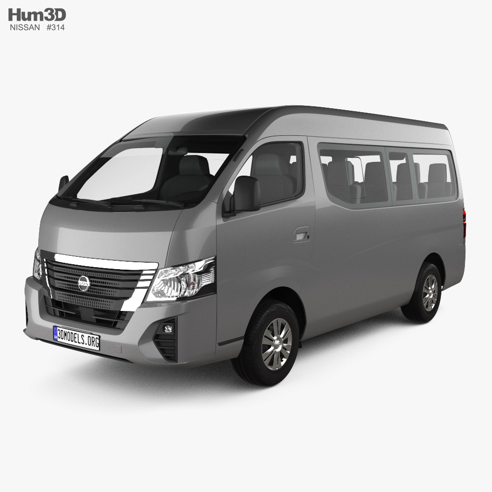 Nissan Urvan L2H2 승객용 밴 2024 3D 모델 
