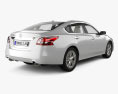 Nissan Altima with HQ interior 2013 3D 모델  back view