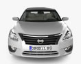 Nissan Altima with HQ interior 2013 3d model front view