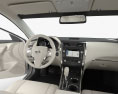 Nissan Altima with HQ interior 2013 3D模型 dashboard