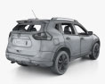 Nissan X-Trail with HQ interior 2015 Modelo 3d