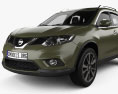 Nissan X-Trail with HQ interior 2015 Modelo 3d