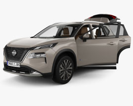 Nissan X-Trail e-POWER with HQ interior 2022 3D model