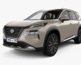 Nissan X-Trail e-POWER with HQ interior 2022 3D-Modell