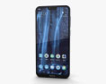 Nokia X6 Blue 3D 모델 