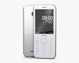 Nokia 8000 4G Opal White 3D model