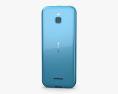 Nokia 8000 4G Topaz Blue 3D模型