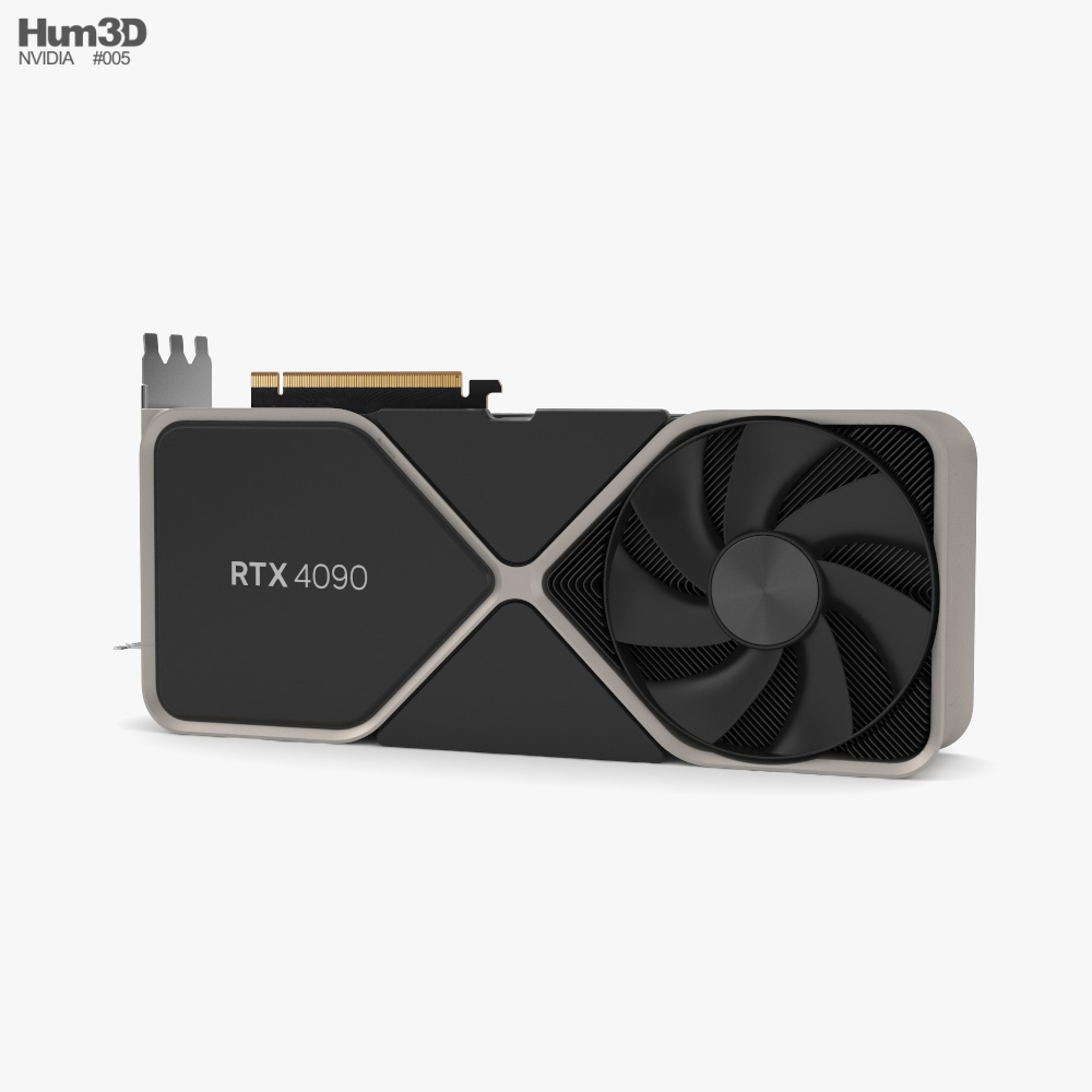 Nvidia GeForce RTX 4090 Modello 3D