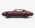 Oldsmobile Cutlass 442 (3817) Holiday 쿠페 2024 3D 모델  side view