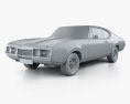 Oldsmobile Cutlass 442 (3817) Holiday coupe 2024 3D模型 clay render