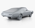 Oldsmobile Cutlass 442 (3817) Holiday coupe 2024 3d model