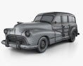 Oldsmobile Special 66/68 ステーションワゴン 1947 3Dモデル wire render