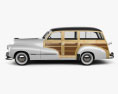 Oldsmobile Special 66/68 Station Wagon 1947 Modelo 3d vista lateral