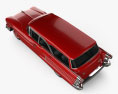 Oldsmobile Dynamic 88 Fiesta Holiday 1958 3D-Modell Draufsicht