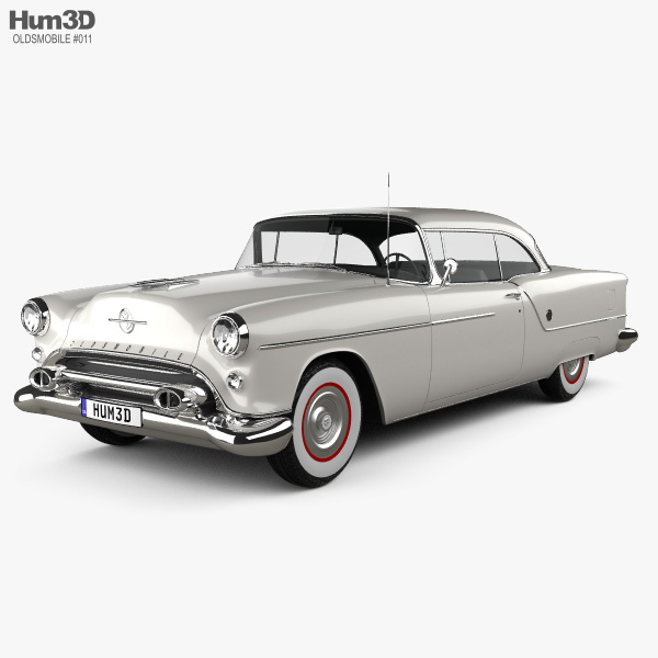 Oldsmobile 88 Super Holiday coupe 1954 3D模型