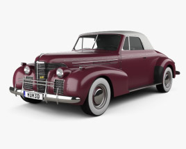 3D model of Oldsmobile 80 convertible 1939