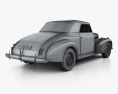 Oldsmobile 80 Convertibile 1939 Modello 3D