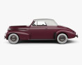Oldsmobile 80 descapotable 1939 Modelo 3D vista lateral