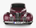 Oldsmobile 80 Cabriolet 1939 Modèle 3d vue frontale