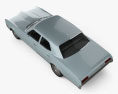 Oldsmobile 88 Delmont 세단 1967 3D 모델  top view