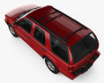 Oldsmobile Bravada 2001 3D-Modell Draufsicht