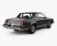 Oldsmobile Cutlass Supreme Brougham coupe 1992 3d model back view
