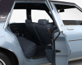 Oldsmobile Delta 88 sedan Royale com interior e motor 1988 Modelo 3d
