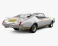 Oldsmobile Hurst 1972 3D模型 后视图