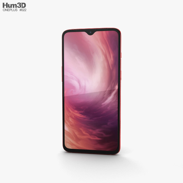 OnePlus 7 Red 3D model