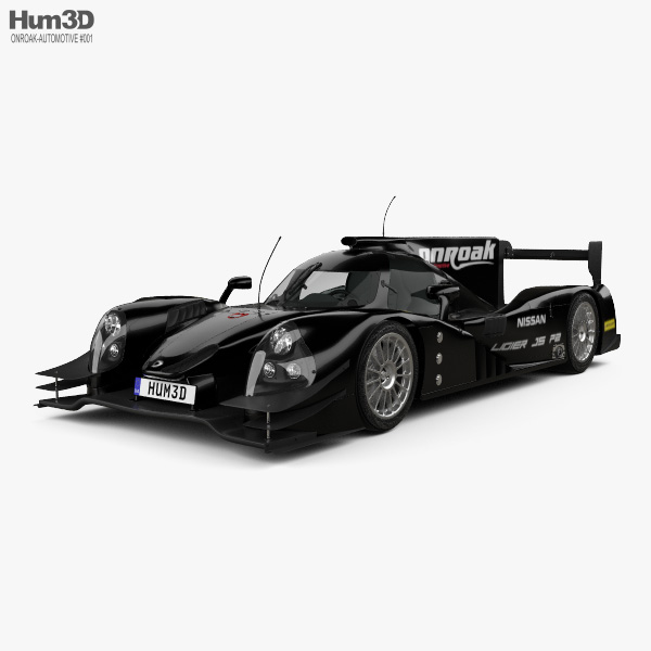 Onroak Automotive Ligier JS P2 2015 Modello 3D
